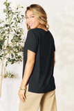 Basic Bae Bamboo Full Size Round Neck Short Sleeve T-Shirt Plus Size - Trendsi - Flyclothing LLC