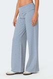 Striped Wide Leg Pants - Trendsi - Flyclothing LLC