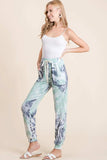 BiBi Tie Dye French Terry Casual Sweat Pants - Trendsi - Flyclothing LLC