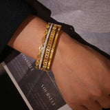 18K Gold-Plated Czech Diamond Bracelet - Trendsi - Flyclothing LLC