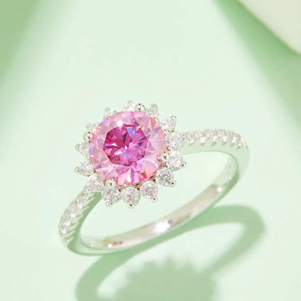 2 Carat Moissanite 925 Sterling Silver Ring - Trendsi - Flyclothing LLC