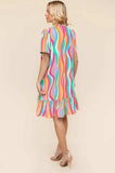 Haptics Tiered Woven Ruffle Hem Dress - Trendsi - Flyclothing LLC