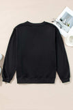Graphic Round Neck Long Sleeve Sweatshirt - Trendsi - Flyclothing LLC