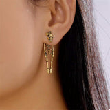 Halloween Skeleton Drop Earrings - Trendsi - Flyclothing LLC