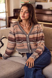 SO ME Textured Variegated Multi Color Cardigan - Trendsi - Flyclothing LLC