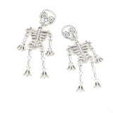 Halloween Skeleton Statement Earrings - Trendsi - Flyclothing LLC