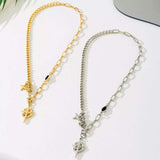 18K Gold-Plated Cross Pendant Necklace - Trendsi - Flyclothing LLC