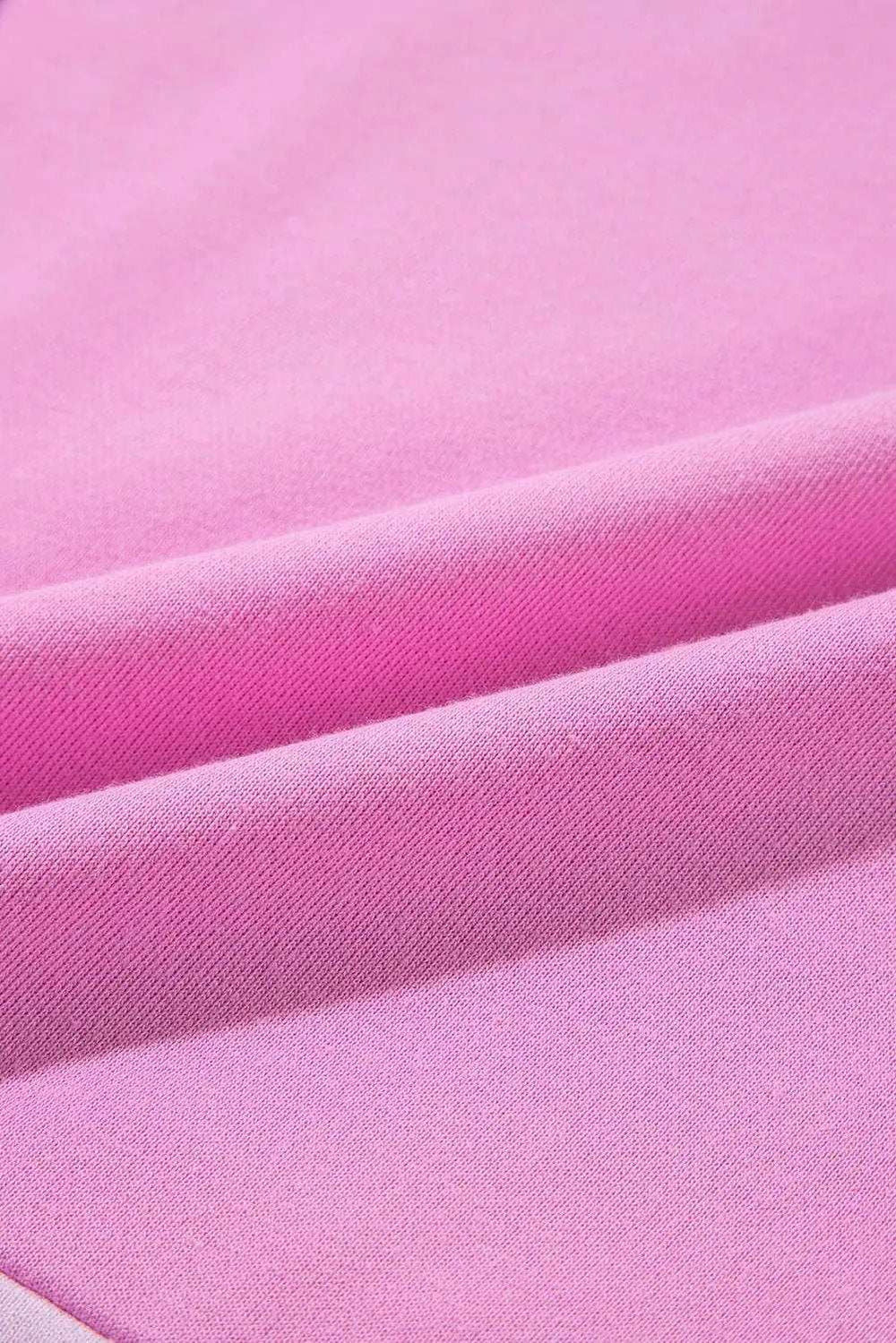 Color Block Half Button Long Sleeve Sweatshirt - Trendsi - Flyclothing LLC