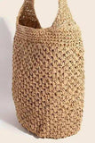 Fame Intricate Braided Hobo Shoulder Bag - Trendsi - Flyclothing LLC