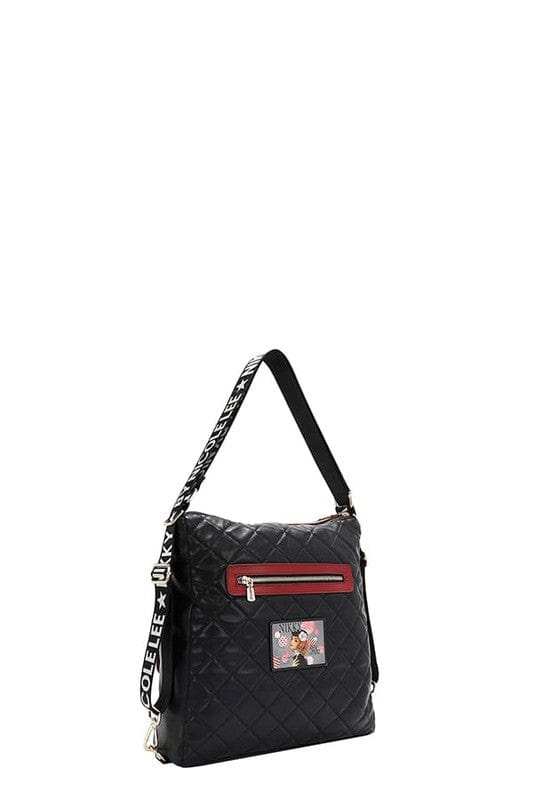 Nicole Lee USA Convertible Adjustable Strap Backpack Bag - Trendsi - Flyclothing LLC