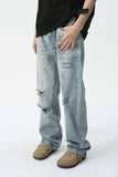 Distressed Wide Leg Jeans - Trendsi - Flyclothing LLC