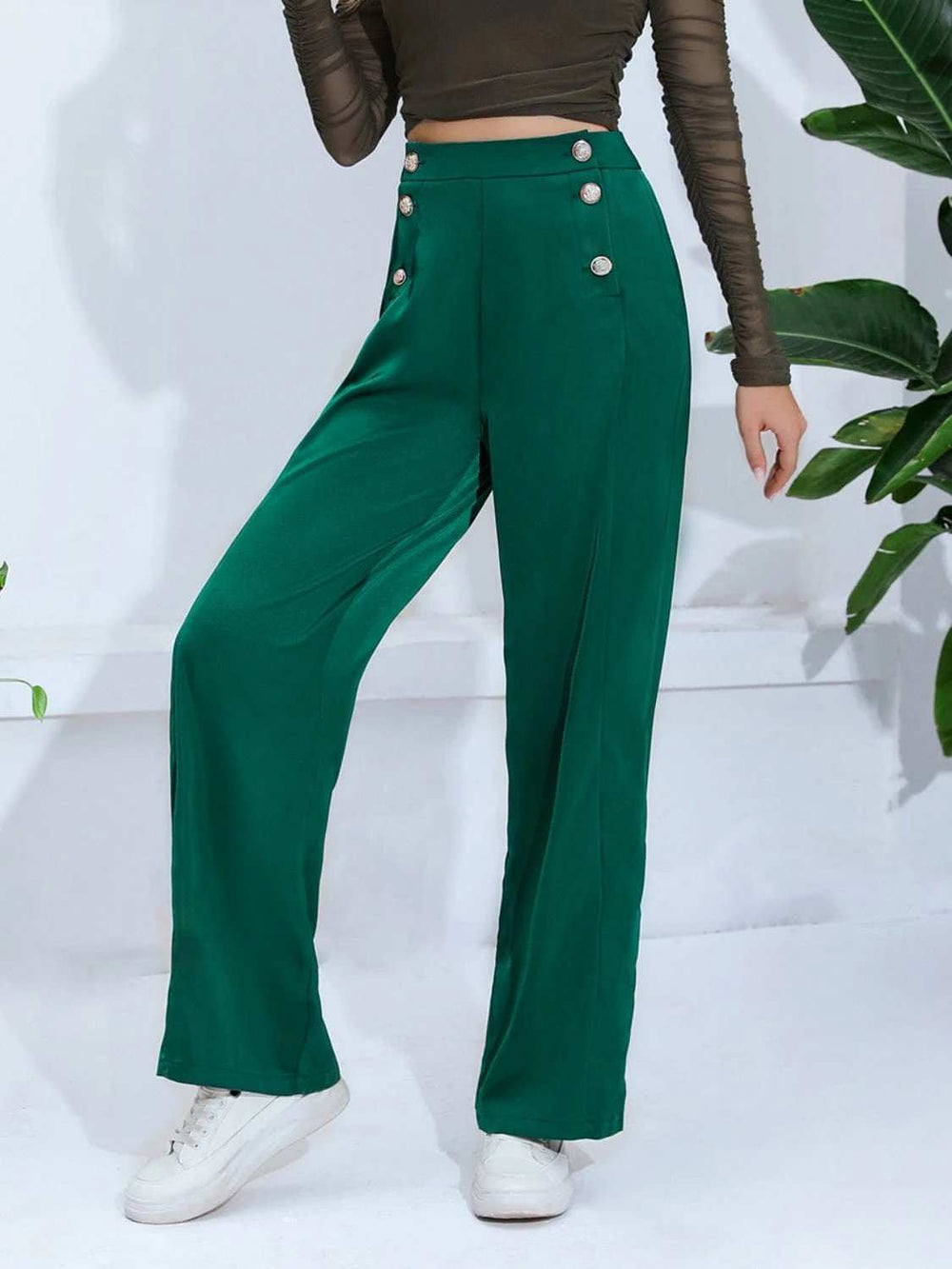 Wide Leg Pants - Trendsi - Flyclothing LLC