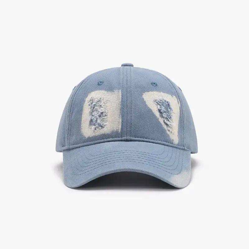 Distressed Cotton Baseball Cap - Trendsi - Flyclothing LLC