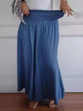 Full Size Smocked Wide Leg Pants with Pockets - Trendsi - Flyclothing LLC