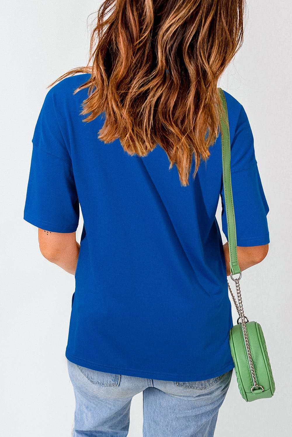 US Flag Round Neck Short Sleeve T-Shirt - Trendsi - Flyclothing LLC