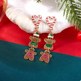 Christmas Gingerbread Drop Earrings - Trendsi - Flyclothing LLC