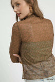 Umgee Nylon Lace Mesh Long Sleeve Top - Trendsi - Flyclothing LLC