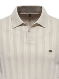 Men's Collared Neck Short Sleeve Knit Polo - Trendsi - Flyclothing LLC
