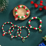 5 Piece Christmas Synthetic Pearl Bracelet - Trendsi - Flyclothing LLC