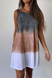 Full Size Tie-Dye Sleeveless Mini Tank Dress Plus Size - Trendsi - Flyclothing LLC