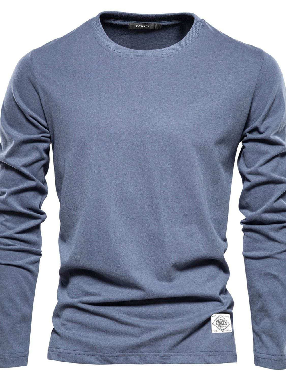 Men's Round Neck Long Sleeve T-Shirt - Trendsi - Flyclothing LLC