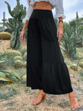 High Waist Wide Leg Pants - Trendsi - Flyclothing LLC