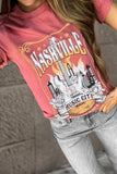 Mineral Nashville Music City Graphic Retro T-Shirt - Trendsi - Flyclothing LLC