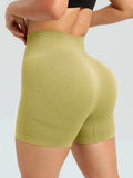 High Waist Active Shorts - Trendsi - Flyclothing LLC
