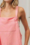 BiBi Texured Jacquard Romper with Side Pockets - Trendsi - Flyclothing LLC