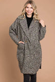 Culture Code Full Size Lapel Collar Double Breast Teddy Coat - Trendsi - Flyclothing LLC
