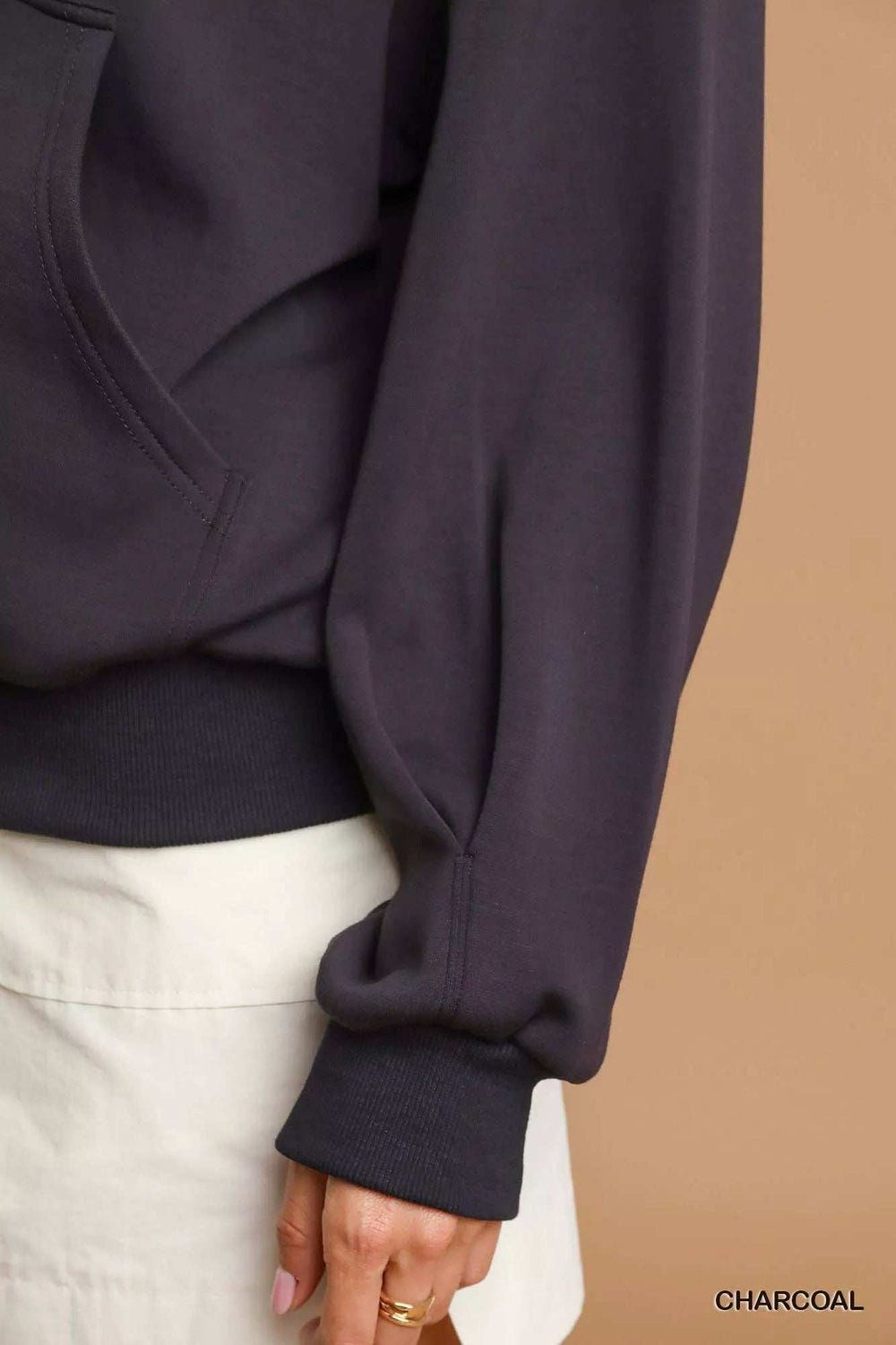 Umgee Zip-Up Fleece Hooded Jacket - Trendsi - Flyclothing LLC