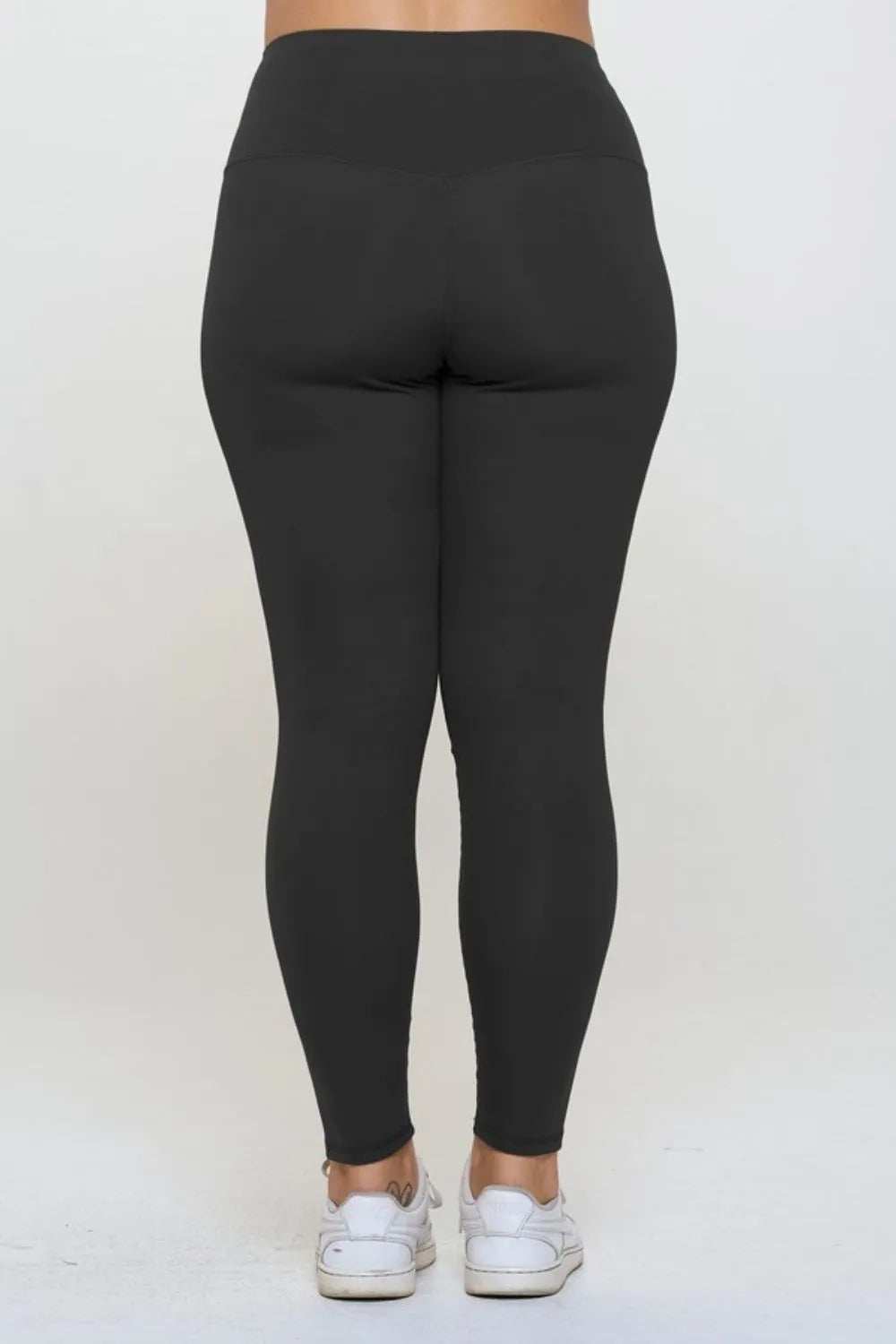 Yelete Full Size Fleece Lined High Waisted Leggings - Trendsi - Flyclothing LLC