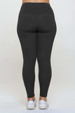 Yelete Full Size Fleece Lined High Waisted Leggings - Trendsi - Flyclothing LLC