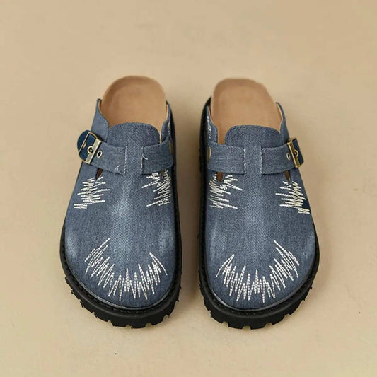 Round Toe Platform Loafers - Trendsi - Flyclothing LLC