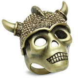 3W019 - Antique Copper White Metal Ring with Top Grade Crystal in Citrine Yellow - Alamode - Flyclothing LLC