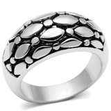 3W042 - Rhodium Brass Ring with No Stone - Alamode - Flyclothing LLC