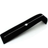 3W066 - Rhodium Brass Bracelet with AAA Grade CZ in Clear - Alamode - Flyclothing LLC