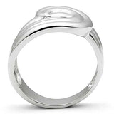 3W165 - Rhodium Brass Ring with No Stone - Alamode - Flyclothing LLC