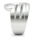 3W165 - Rhodium Brass Ring with No Stone - Alamode - Flyclothing LLC