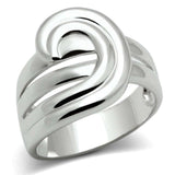 3W165 - Rhodium Brass Ring with No Stone - Alamode - Flyclothing LLC