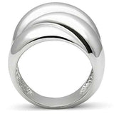 3W166 - Rhodium Brass Ring with No Stone - Alamode - Flyclothing LLC
