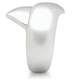 3W167 - Rhodium Brass Ring with No Stone - Alamode - Flyclothing LLC