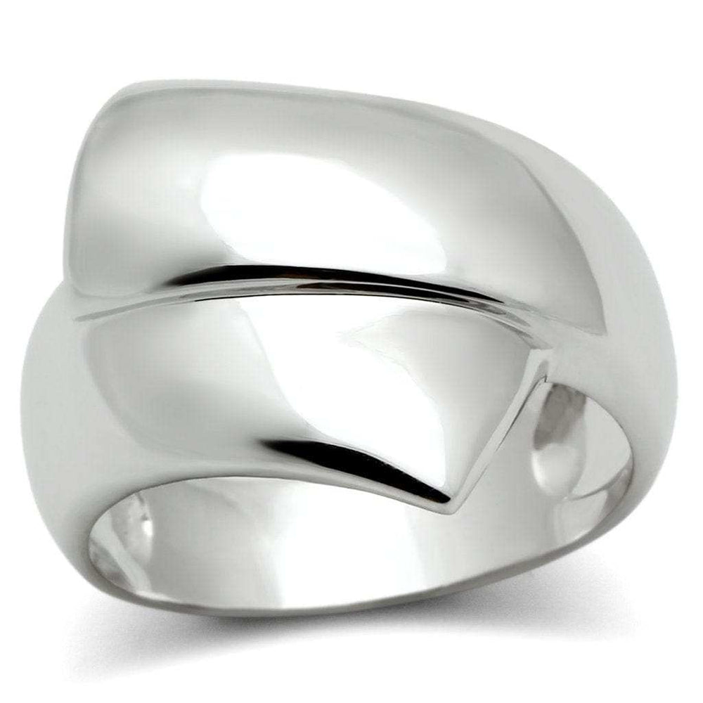 3W167 - Rhodium Brass Ring with No Stone - Alamode - Flyclothing LLC