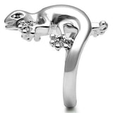 3W207 - Rhodium Brass Ring with AAA Grade CZ in Black Diamond - Alamode - Flyclothing LLC