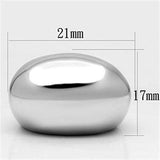 3W281 - Rhodium Brass Ring with No Stone - Alamode - Flyclothing LLC