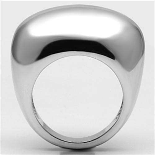 3W281 - Rhodium Brass Ring with No Stone - Alamode - Flyclothing LLC