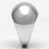 3W281 - Rhodium Brass Ring with No Stone - Alamode - Flyclothing LLC