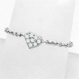 3W518 - Rhodium Brass Ring with AAA Grade CZ in Clear - Alamode - Flyclothing LLC