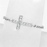 3W519 - Rhodium Brass Ring with AAA Grade CZ in Clear - Alamode - Flyclothing LLC