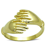 3W834 - Gold Brass Ring with No Stone - Alamode - Flyclothing LLC